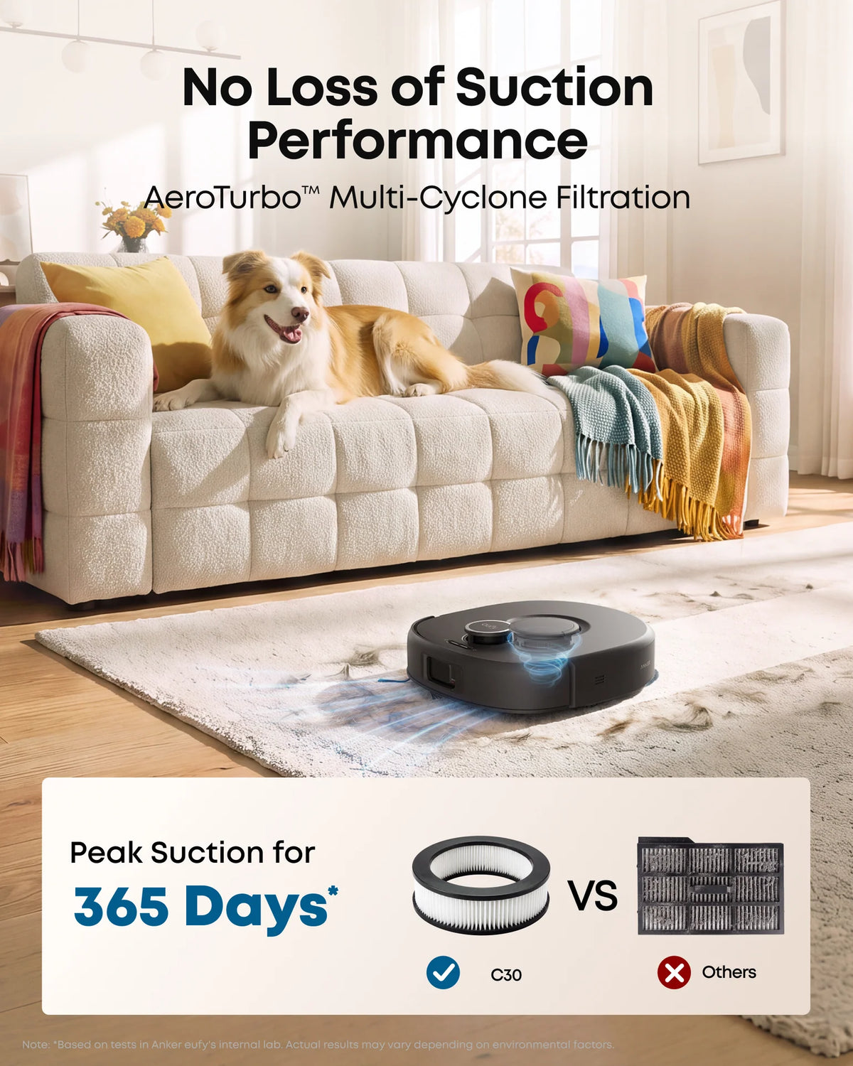 Anker eufy C30 Robot Vacuum and Mop Combo, 35,000 Pa Flagship Suction