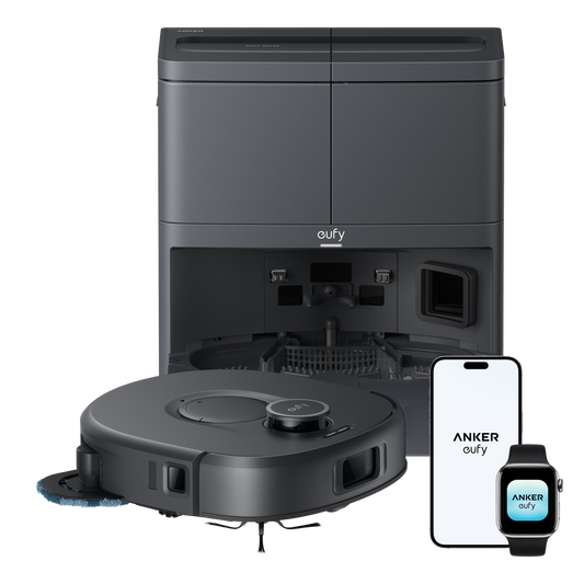 Anker eufy C30 Edge Robot Vacuum and Mop Combo, 35,000 Pa, Edge-to-Edge Mop